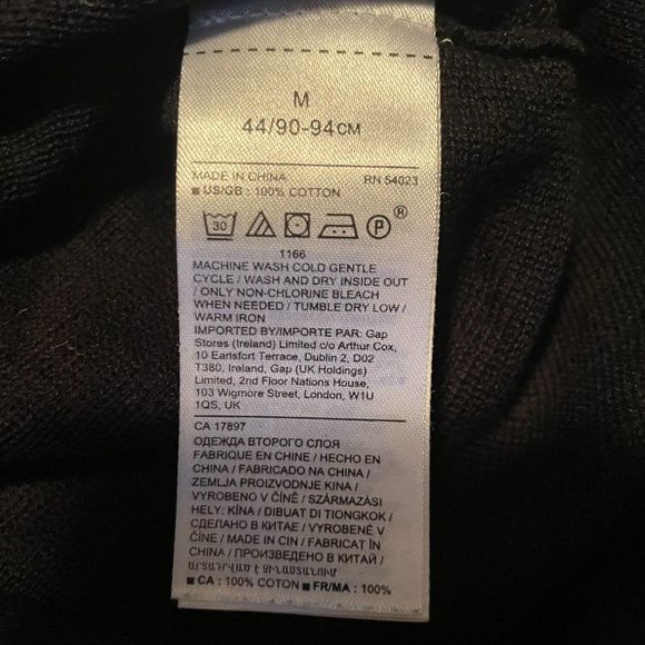 Banana  Republic Knit T-Shirt *Black* Medium - Picture 3 of 4